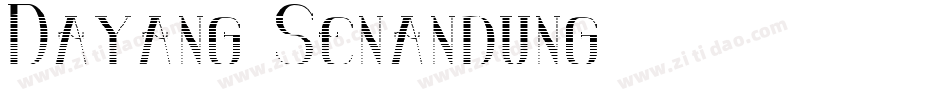 Dayang Senandung字体转换